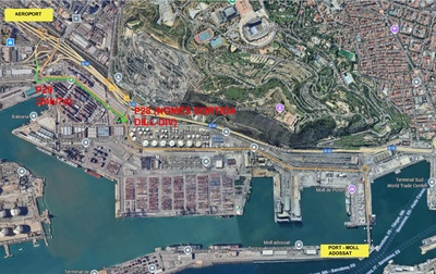Mapa Port de Barcelona