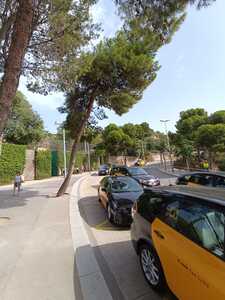 Parada de taxis del Park Güell a la carretera del Carmel