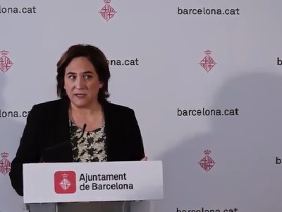 Ada Colau, presidenta de l'AMB i Alcaldessa de Barcelona