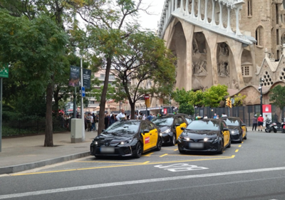 Parada de taxis de la Sagrada Família