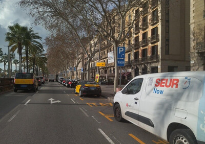 parada de taxis al passeig de Colom, 8